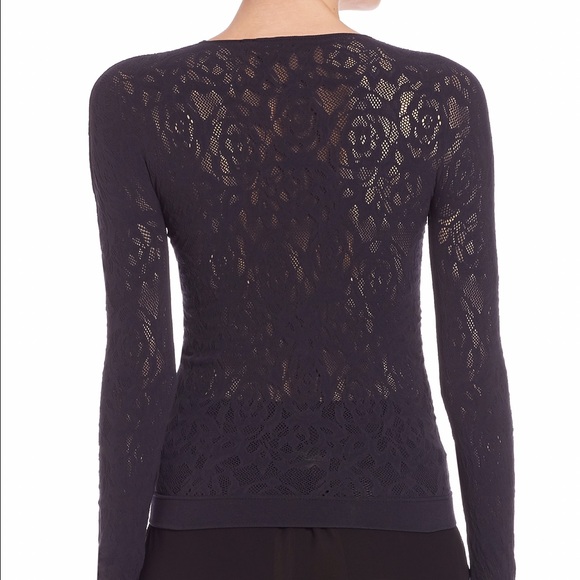 McQ Alexander McQueen Mesh Lace Top - Picture 2 of 2